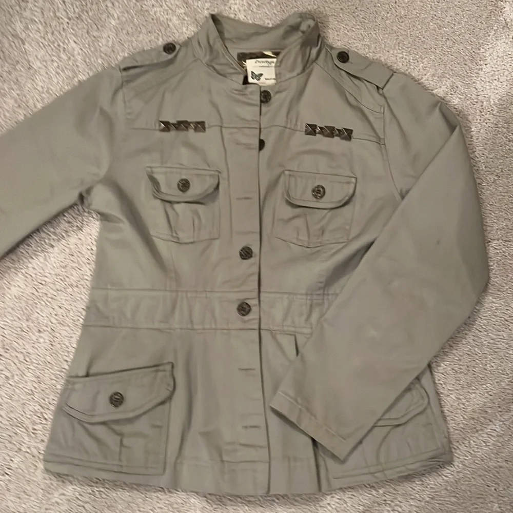 Cute Military style jacket L - Picture 3 of 4